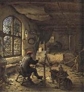 The Painter in his Studio Adriaen van ostade